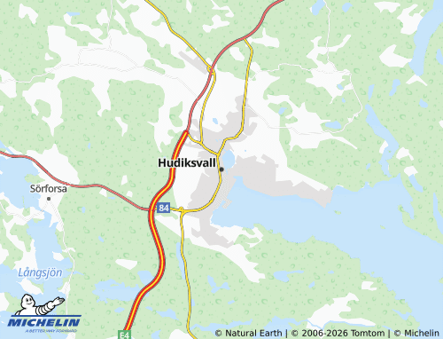 Mappa MICHELIN Hudiksvall - ViaMichelin