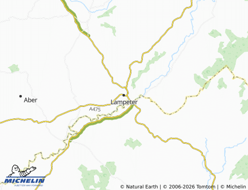 Mappa MICHELIN Lampeter - ViaMichelin