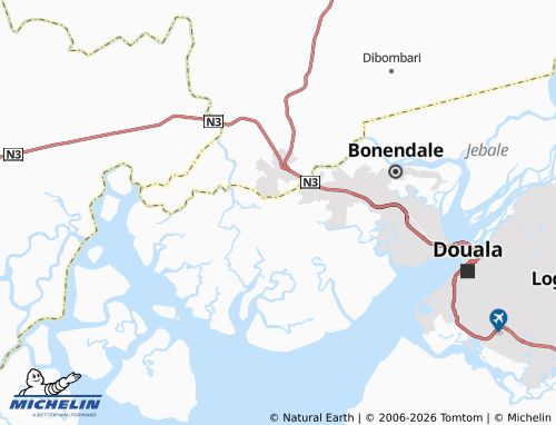 MICHELIN Boadibo map - ViaMichelin