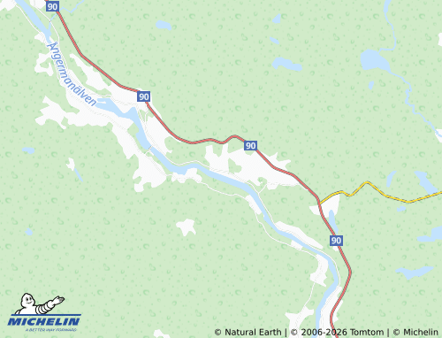 Mapa MICHELIN Västerrå - ViaMichelin