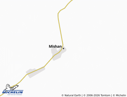 Mapa MICHELIN Mishan - ViaMichelin