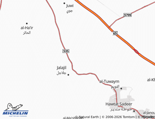 Carte MICHELIN al-Malik Fahd - ViaMichelin