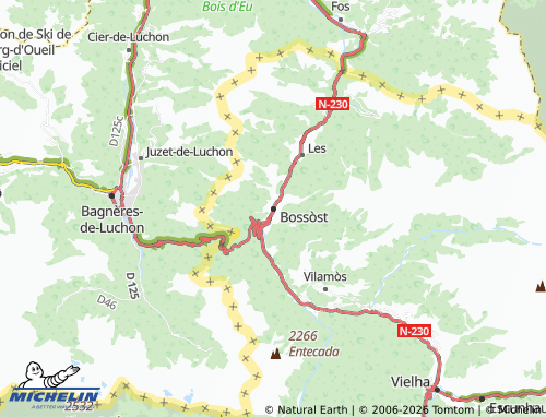 Mapa MICHELIN Bossòst - ViaMichelin
