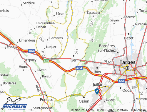 MICHELIN Ger map - ViaMichelin