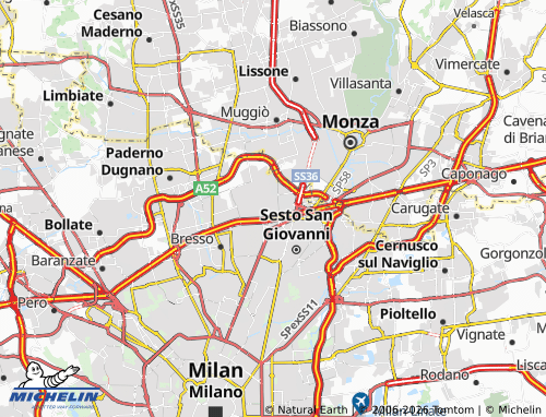 Carte MICHELIN Cinisello Balsamo - ViaMichelin