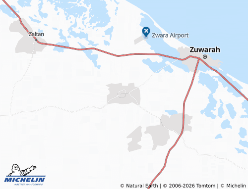MICHELIN Raqdalin map - ViaMichelin