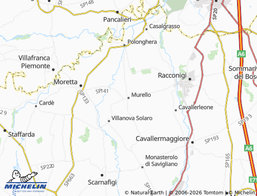 Mapa MICHELIN Murello - ViaMichelin