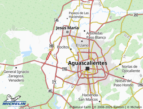 Mappa MICHELIN Los Fresnos - ViaMichelin