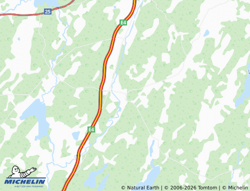 MICHELIN Hamneda map - ViaMichelin