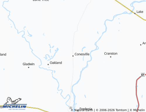 Mapa MICHELIN Conesville - ViaMichelin