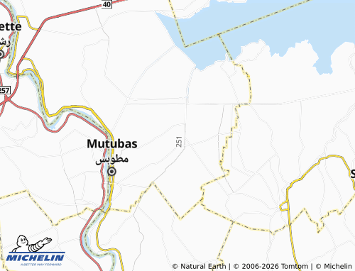 Mappa MICHELIN Bani Bakkar - ViaMichelin