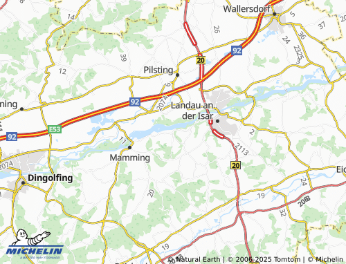 MICHELIN-Landkarte Usterling - ViaMichelin