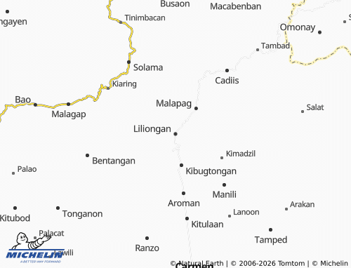 MICHELIN Liliongan map - ViaMichelin