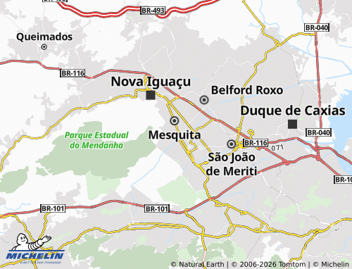 MICHELIN Edson Passos map - ViaMichelin