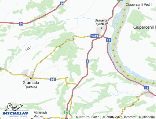 MICHELIN Ivanovtsi map - ViaMichelin