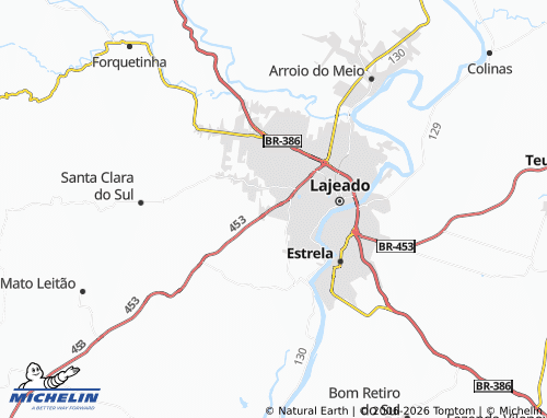 Mapa MICHELIN Floresta - ViaMichelin