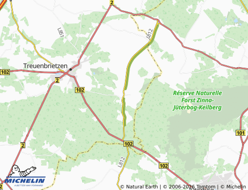 MICHELIN Bardenitz map - ViaMichelin