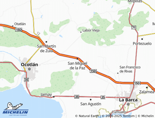 Mappa MICHELIN San Miguel de la Paz - ViaMichelin