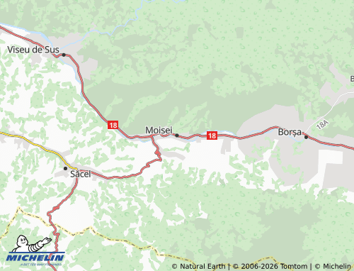 Mappa MICHELIN Moisei - ViaMichelin