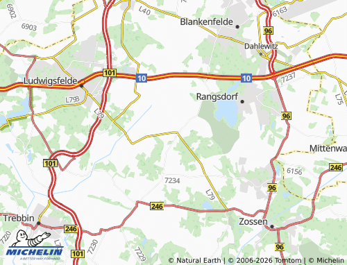 MICHELIN Groß Schulzendorf map - ViaMichelin