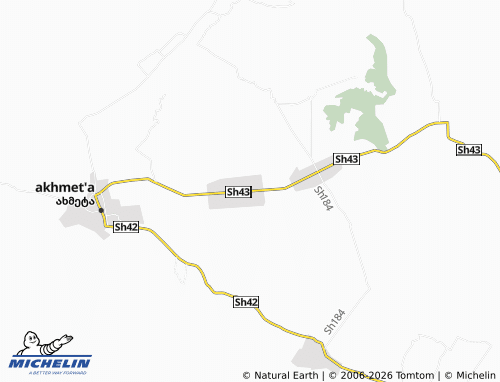 Mappa MICHELIN zemo alvani - ViaMichelin