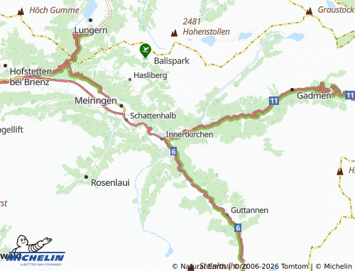 MICHELIN-Landkarte Wiler - ViaMichelin