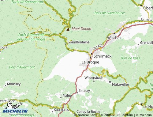 Carte MICHELIN Fréconrupt - ViaMichelin