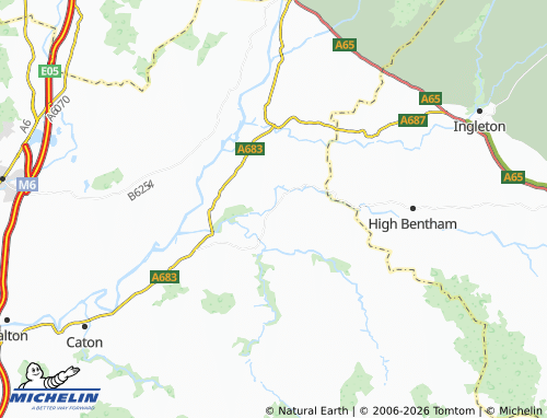 Carte MICHELIN Tatham - ViaMichelin