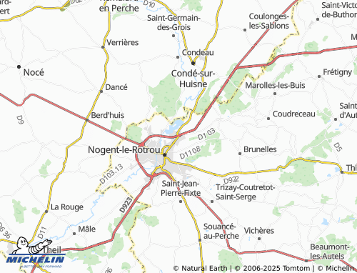 MICHELIN Margon map - ViaMichelin