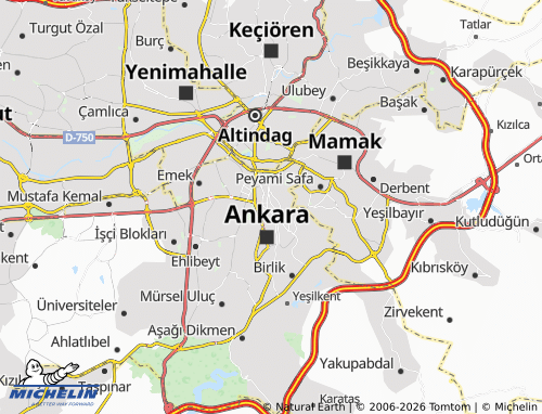 MICHELIN-Landkarte Esatoğlu - ViaMichelin