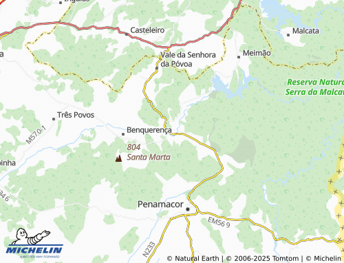 MICHELIN Meimoa map - ViaMichelin