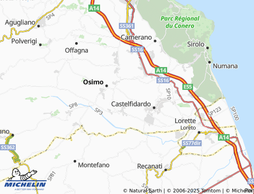 Carte MICHELIN San Sabino - ViaMichelin