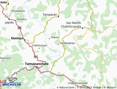 MICHELIN Ocuiltzapoyo map - ViaMichelin