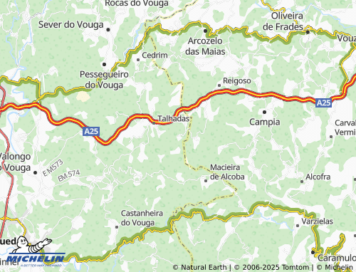 MICHELIN Cortez map - ViaMichelin