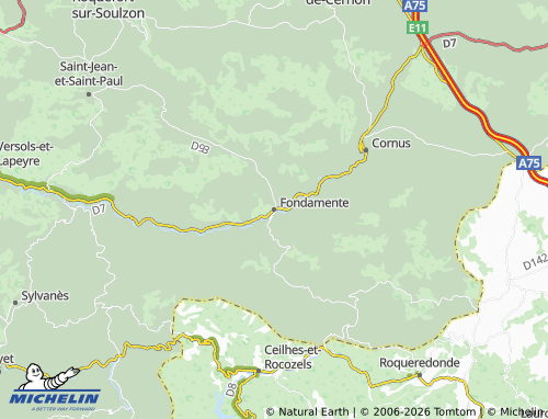 MICHELIN Fondamente map - ViaMichelin