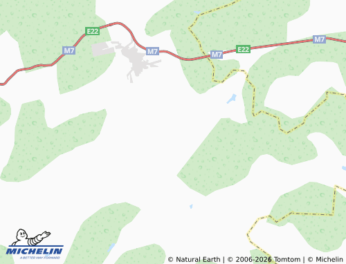 MICHELIN-Landkarte Tyshur - ViaMichelin