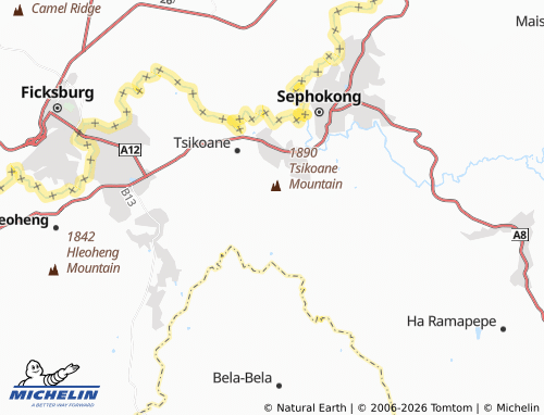 MICHELIN-Landkarte Maebeng - ViaMichelin