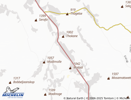 MICHELIN Ga-Mashishi map - ViaMichelin