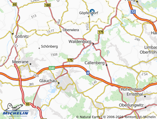 MICHELIN Remse map - ViaMichelin