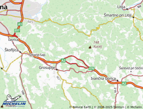Kaart MICHELIN Gradišče - ViaMichelin