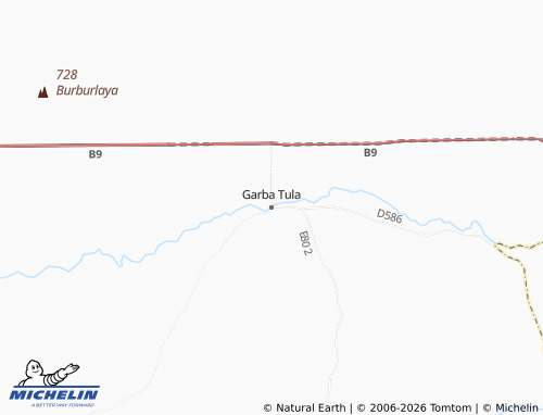 MICHELIN Garba Tula map - ViaMichelin