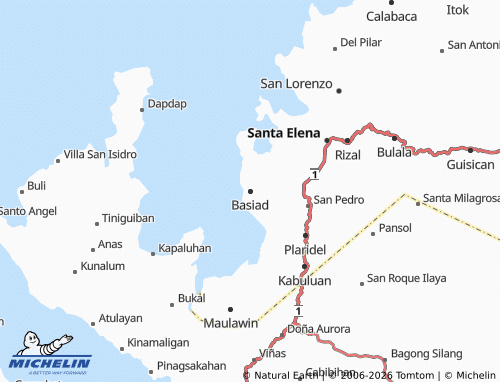 MICHELIN Basiad map - ViaMichelin