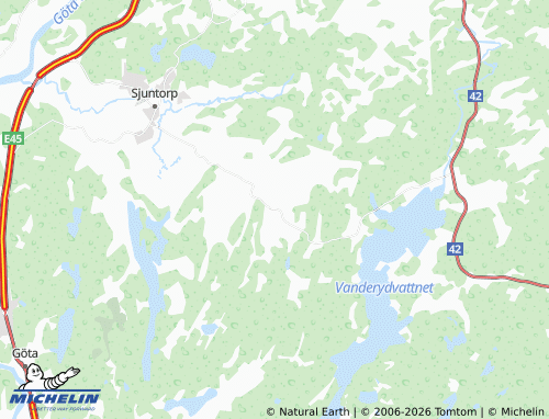 Carte MICHELIN Upphärad - ViaMichelin