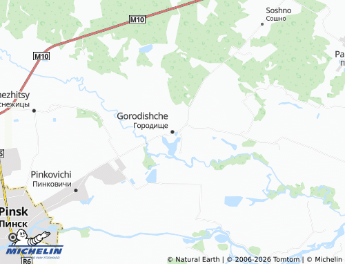 Carte MICHELIN Gorodishche - ViaMichelin
