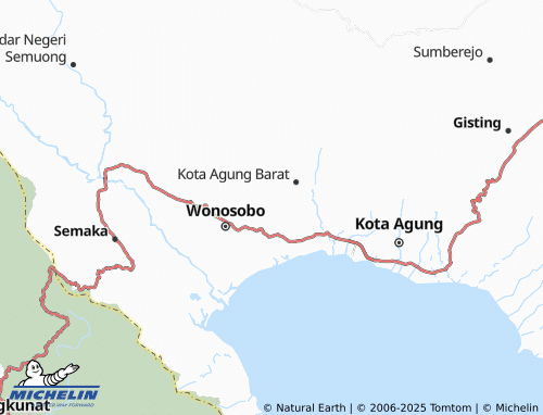 MICHELIN Banjar Masin map - ViaMichelin