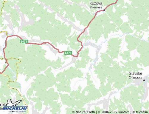 MICHELIN Tukholka map - ViaMichelin