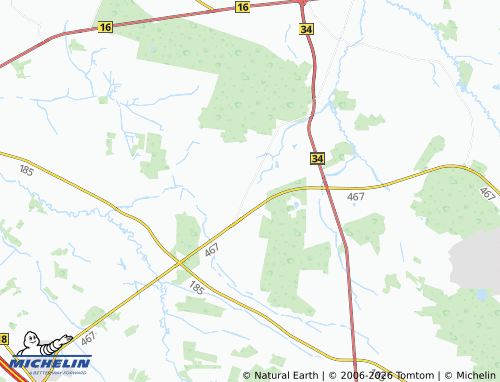 MICHELIN Over Feldborg map - ViaMichelin