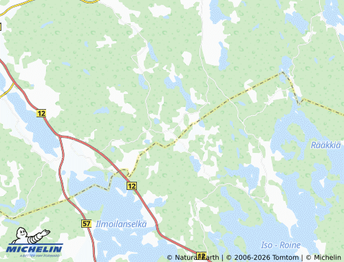 MICHELIN-Landkarte Vuolijoki - ViaMichelin