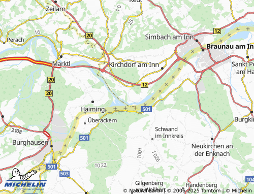 MICHELIN Bergham map - ViaMichelin