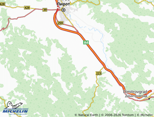 Mapa MICHELIN Petrovac - ViaMichelin